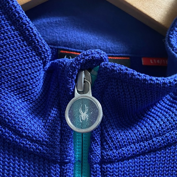 Spyder Girls’ zip up sweater - Picture 3 of 9